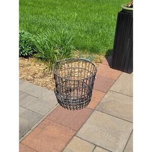 Vintage Wire Basket Potato or Egg, Farmhouse Kitchen, Country Primitive